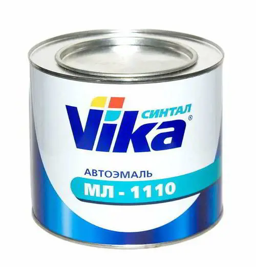 "VIKA Вика-синтал" Эмаль МЛ-1110 Lada Оранжевый 295, 2,0 кг