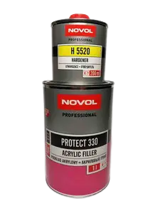 Грунт NOVOL PROTECT 330 5+1 акриловый белый в комп с отвердителем 1л+0,2л