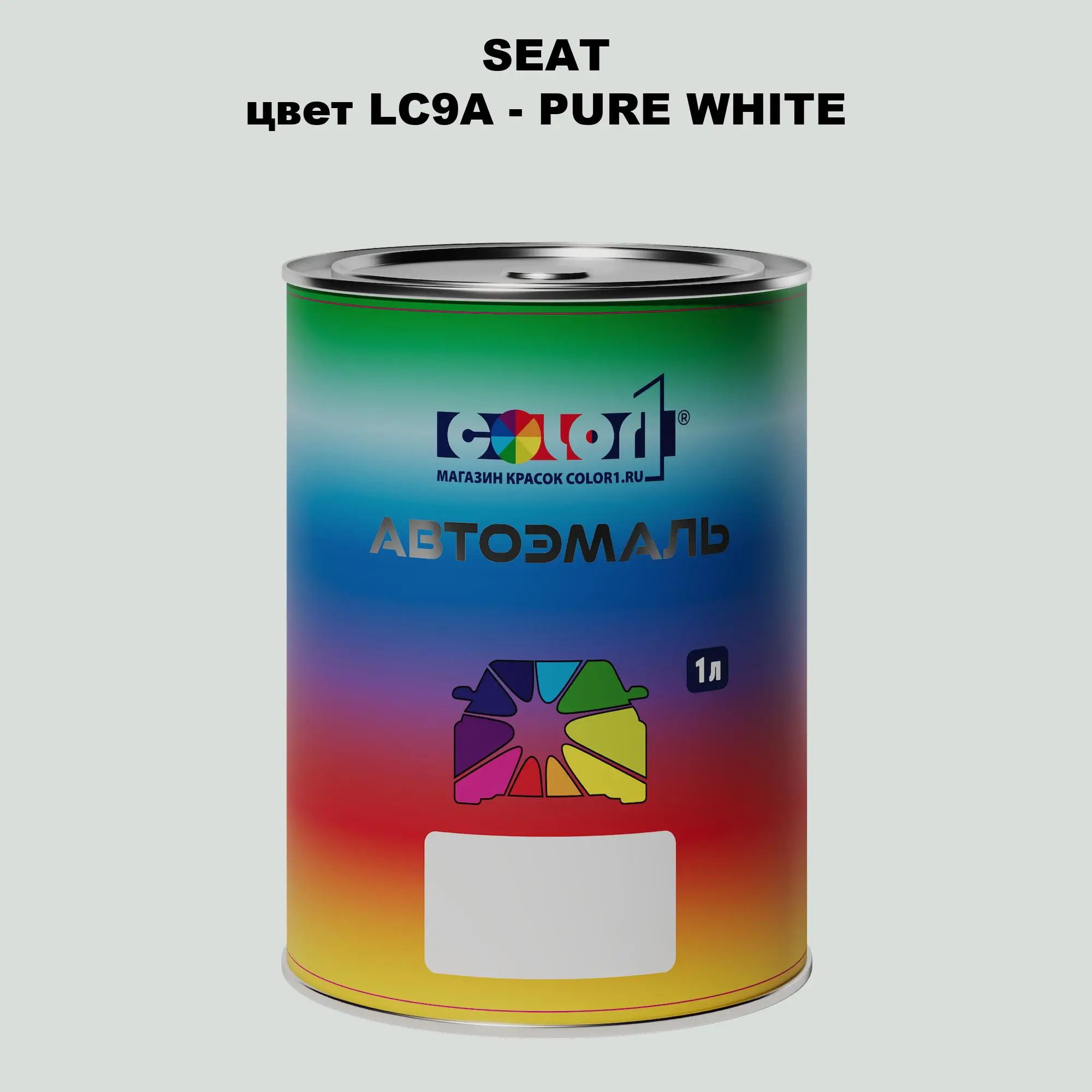 Автомобильная краска SEAT, цвет LC9A - PURE WHITE