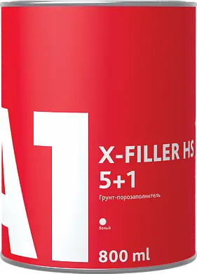 А1- X-FILLER (800+160 мл. черный) грунт-наполнитель (в комплекте с отвердителем)