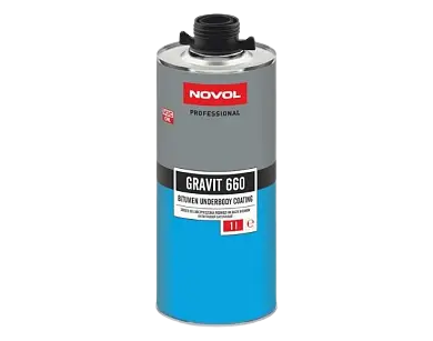 NOVOL BITUM GRAVIT 660 Антигравий чёрный 1л
