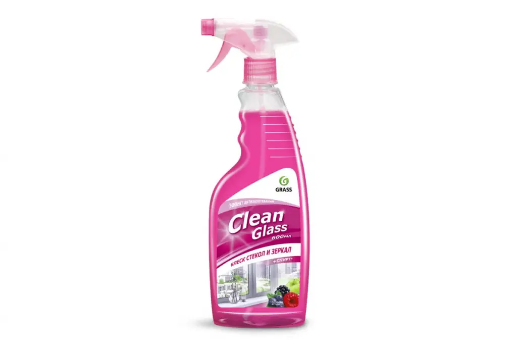 GRASS Очиститель стекол Clean Glass блеск стекол и зеркал (лесные ягоды) 600 мл