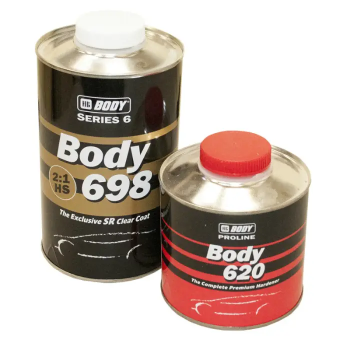 Лак HB BODY 698 2:1 HS 1л в комплекте с отвердителем HB BODY 620 0,5л