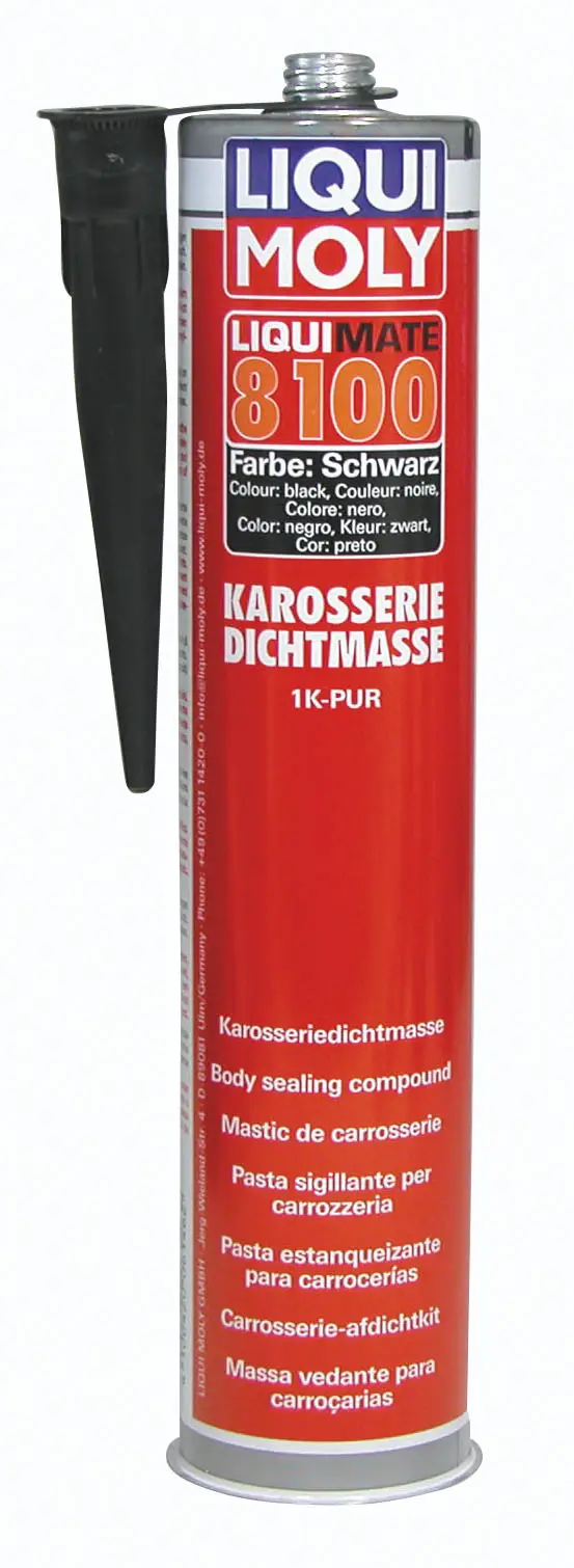 Клей-герметик (черный) Liquimate 8100 1K-PUR schwarz 0,31л