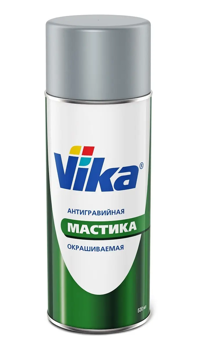 VIKA Вика Мастика антигравийная аэрозоль, серая, 400 мл