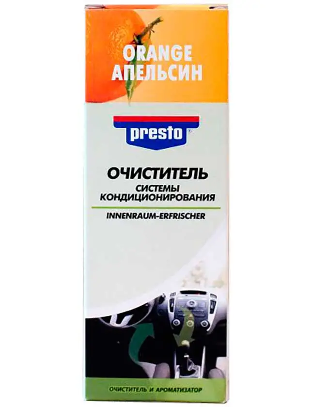 Presto Очиститель системы кондиционирования "апельсин"
