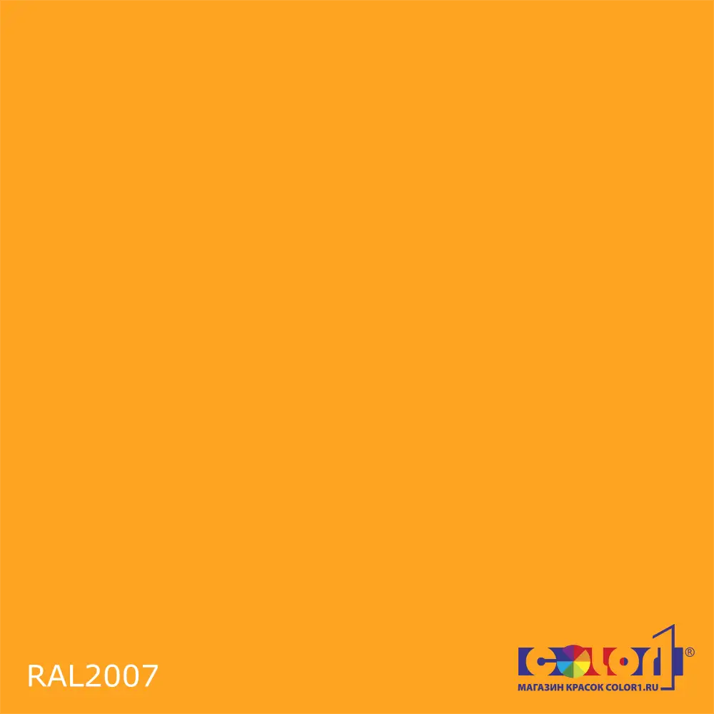 Краска автомобильная универсальная, цвет RAL 2007, в комплекте с отвердителем (растворителем), 1кг + 0,5л