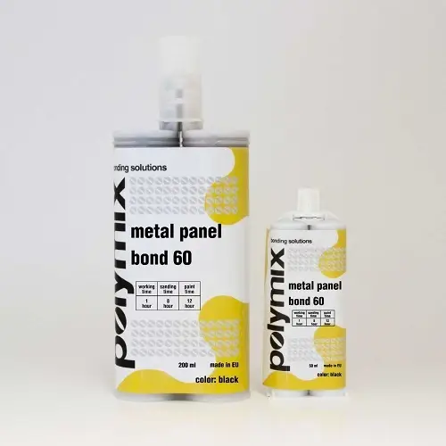 Клей для ремонта металла двухкомпонентный 200 мл POLYMIX — A1 Metal Panel Bond