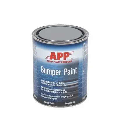 Краска для изделий из пластмассы Bumper paint черная, 1л