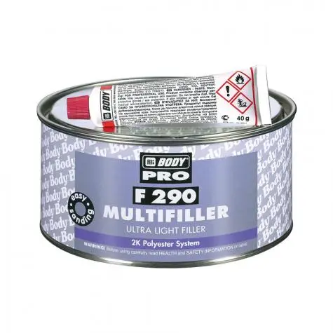 Шпатлевка HB BODY 290 Ultra Light Multifiller Biege 1,5л