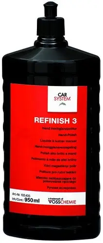 CARSYSTEM Полировальная паста для защиты блеска Refinish №3, 950 мл