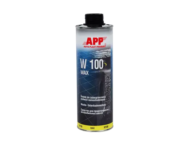 Средство для предохранения автомобильных шасси W 100 WAX антрацит, 1л
