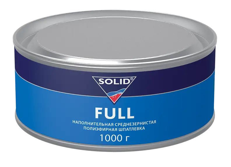 SOLID FULL - наполнительная среднезернистая шпатлевка