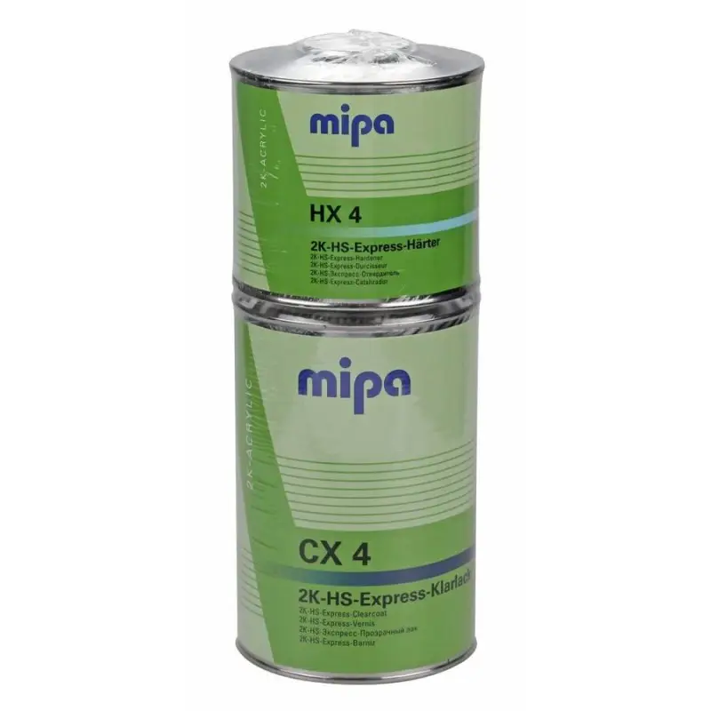 Mipa 2K HS 2+1 Express Klarlack CX4 Экспресс лак, в комплекте c oтвердителем HS25 (1л + 0,5л)