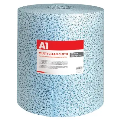 A1 Blue paper салфетка 2-слоя 38x37см  500 отрывов