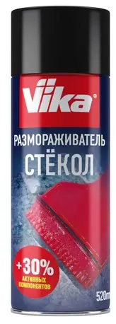VIKA Аэрозоль размораживатель стекол 400 мл