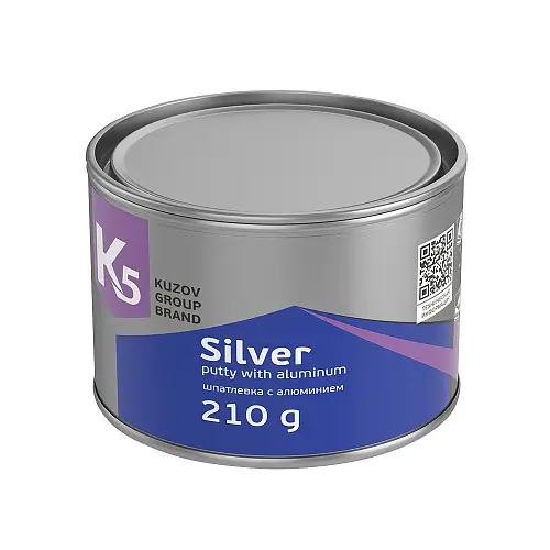 Шпатлевка К5 Silver с алюминием 210 г