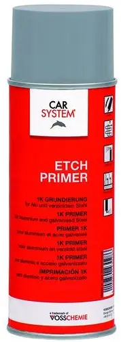 CARSYSTEM Адгезионный грунт Etch Primer серый - для всх типов металла 400мл
