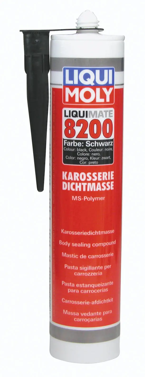 Клей-герметик (черный) Liquimate 8200 MS Polymer schwarz 0,31л