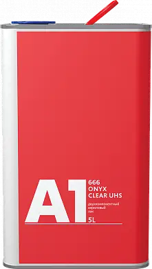 A1 680 BRILLIANT CLEAR VHS лак (5000+2500) в комплекте с отвердителем