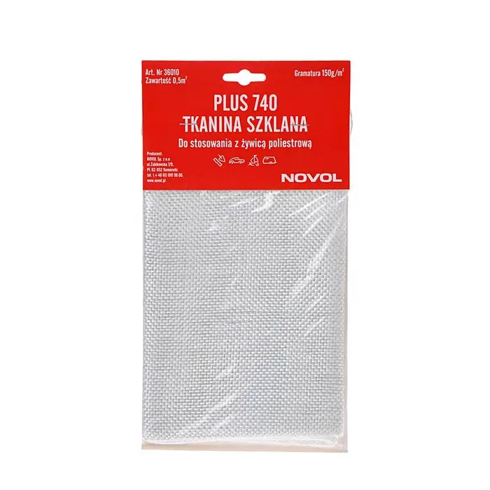 Стеклоткань 500 гр/кв.м. 0,5 кв.м. Novol PLUS 740