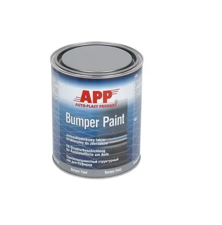 Краска для изделий из пластмассы Bumper paint серая, 1л