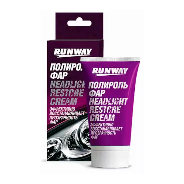 Полироль фар 50мл RUNWAY