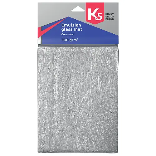 К5 Emulsion glass mat 300 гр/см2 Стекломат упак. 0,5 м2