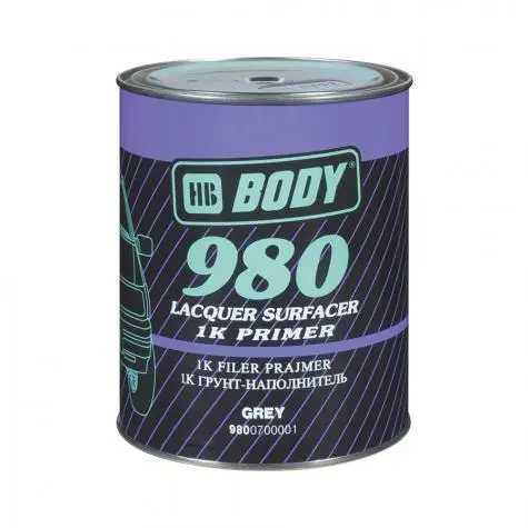 Грунт-наполнитель HB BODY 980 1К серый 1л