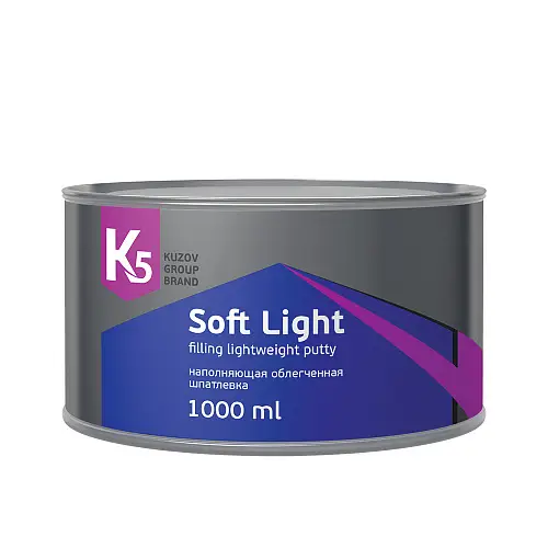 Шпатлевка К5 Soft Light наполняющая облегченная белая 1000 мл