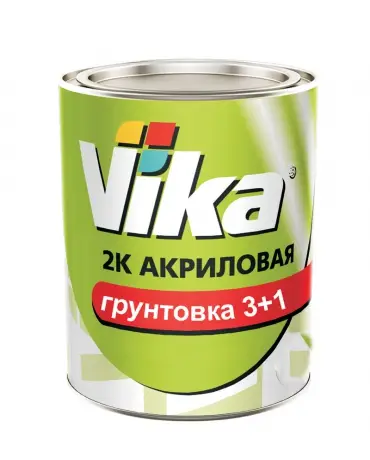 VIKA Грунт 3+1 HS акриловый 2К "мокрый по мокрому" 1 кг