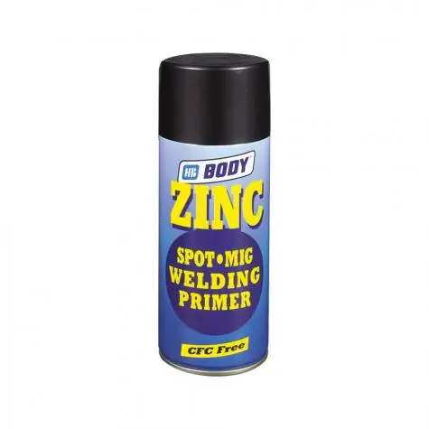 Аэрозольный грунт HB BODY 425 ZINC SPOT MIG 1К черный 0,4л