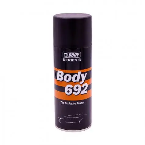 Аэрозольный антикор. грунт-наполнитель HB BODY 692 черный 0,4л
