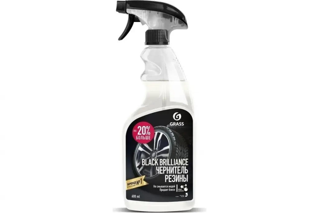 GRASS Полироль для шин Black Brilliance спрей 600 мл