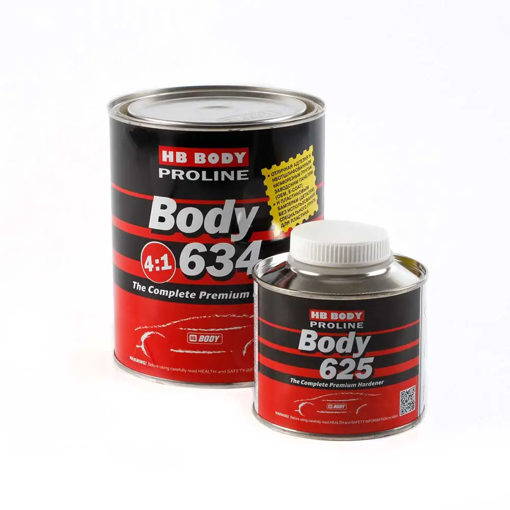 Грунт HB BODY 634 4:1 2,5л в комплекте с отвердителем HB BODY 625 0,625л