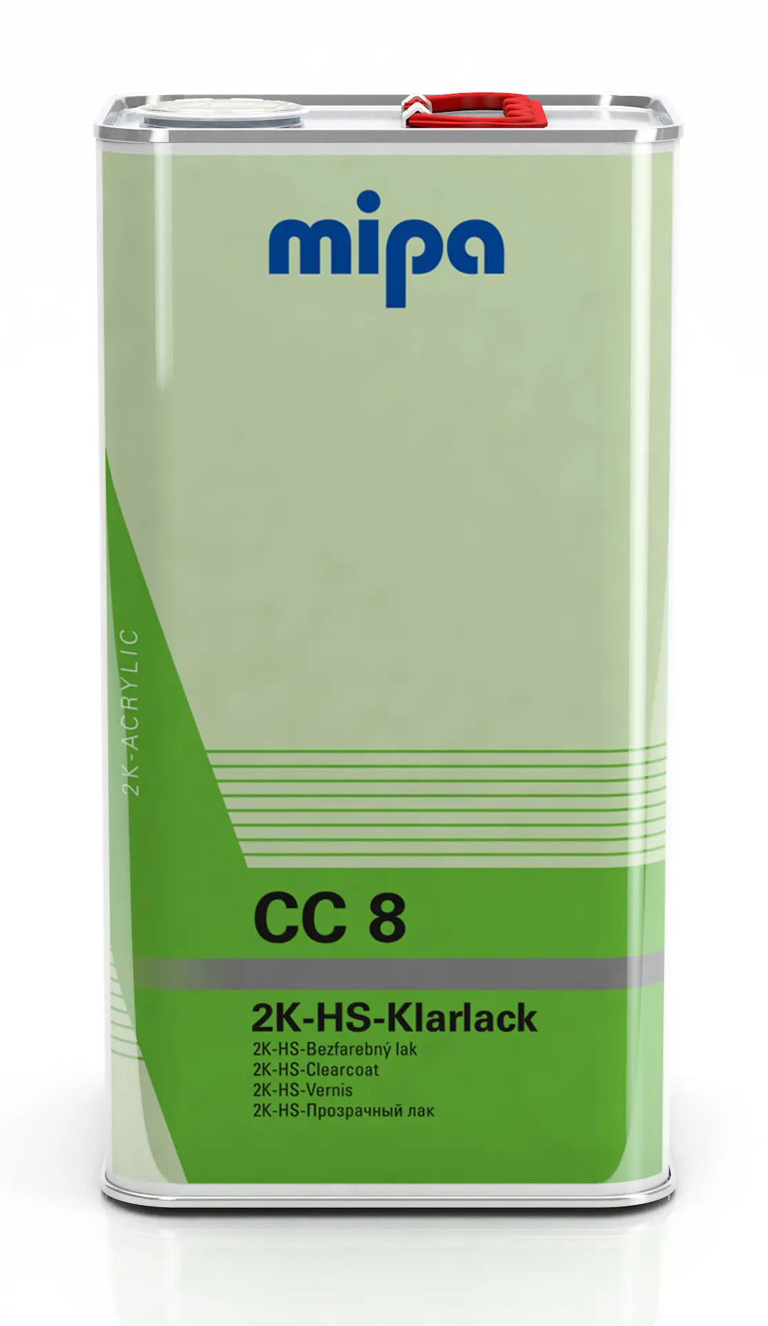 Mipa 2K HS 2+1 CC8 Прозрачный лак премиум класса, в комплекте c oтвердителем HS25