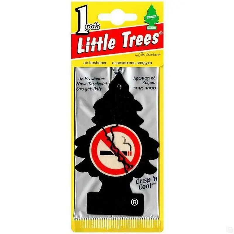 LITTLE TREES АРОМАТИЗАТОР ЁЛОЧКА "НЕ КУРИТЬ!" (NO SMOKING)