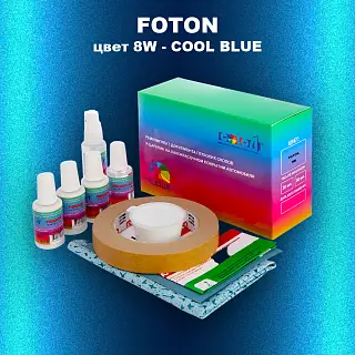 Ремкомплект для ремонта глубоких сколов и царапин FOTON, цвет 8W - COOL BLUE