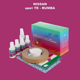 Ремкомплект для ремонта глубоких сколов и царапин NISSAN, цвет TE - RUMBA