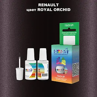 Краска для сколов во флаконе с кисточкой RENAULT, цвет - ROYAL ORCHID