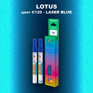 Маркер с краской LOTUS, цвет C120 - LASER BLUE