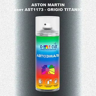 Аэрозольная краска ASTON MARTIN, цвет AST1173 - GRIGIO TITANIO