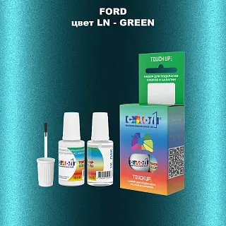 Краска для сколов во флаконе с кисточкой FORD, цвет LN - GREEN