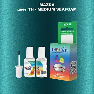 Краска для сколов во флаконе с кисточкой MAZDA, цвет TH - MEDIUM SEAFOAM
