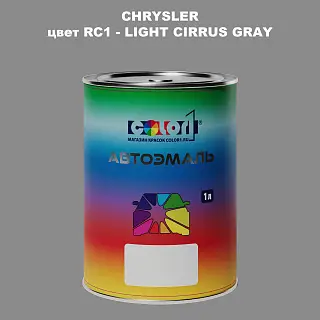 Автомобильная краска CHRYSLER, цвет RC1 - LIGHT CIRRUS GRAY