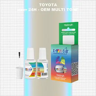 Краска для сколов во флаконе с кисточкой TOYOTA, цвет 24H - 2-х цветное покрытие