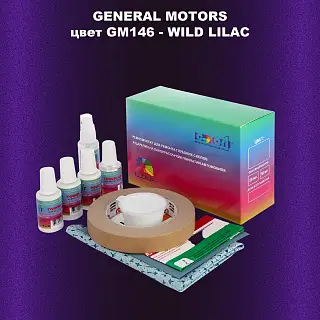 Ремкомплект для ремонта глубоких сколов и царапин GM, цвет GM146 - WILDLILAC