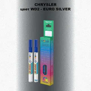Маркер с краской CHRYSLER, цвет WD2 - EURO SILVER