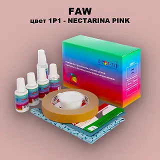 Ремкомплект для ремонта глубоких сколов и царапин  FAW, цвет  1P1 - NECTARINA PINK