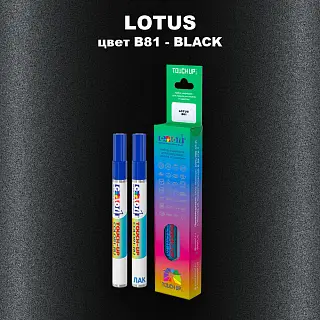Маркер с краской LOTUS, цвет B81 - BLACK